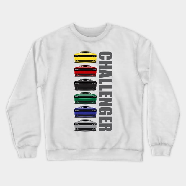 DODGE CHALLENGER Crewneck Sweatshirt by HSDESIGNS